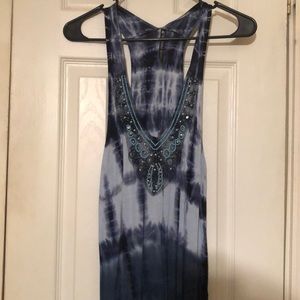 Sleeveless tie die
